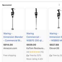 WARING IMMERSION BLENDER 