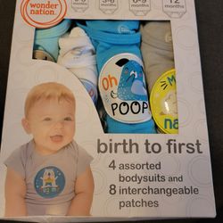 Onesie Set With Interchangeable Patches