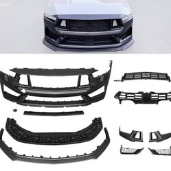 2024-2026 Ford Mustang Dark Horse Style Front Bumper Conversion Kit PP  IN STOCK