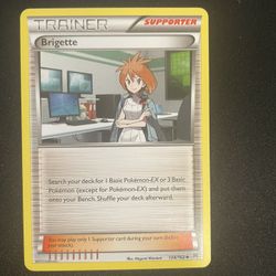 Brigette Pokémon card: Breakthrough- Uncommon - 135