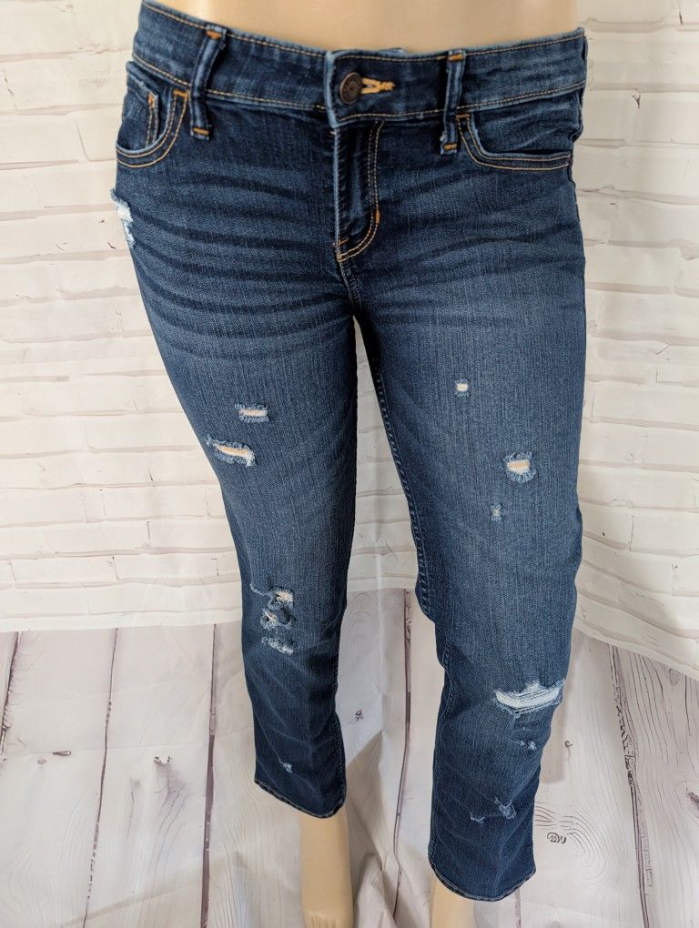 Hollister Distressed Skinny Jeans Size 11S