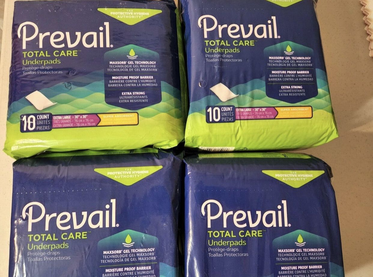 Prevail total care Underpads
