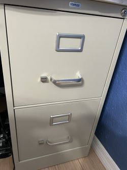 2 Drawer Metal Filing Cabinet