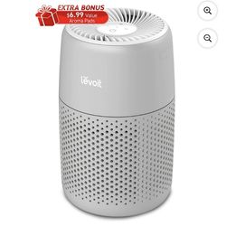 Levoit Core Mini-P 3-Stage Filter Air Purifier with Aromatherapy, Ideal for Rooms up to 255 sq ft, Gray