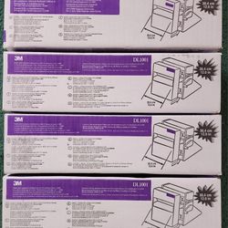 Lot Of 4 BRAND NEW 3M DL1001 Cool Laminating System Refill , OEM WITH box 