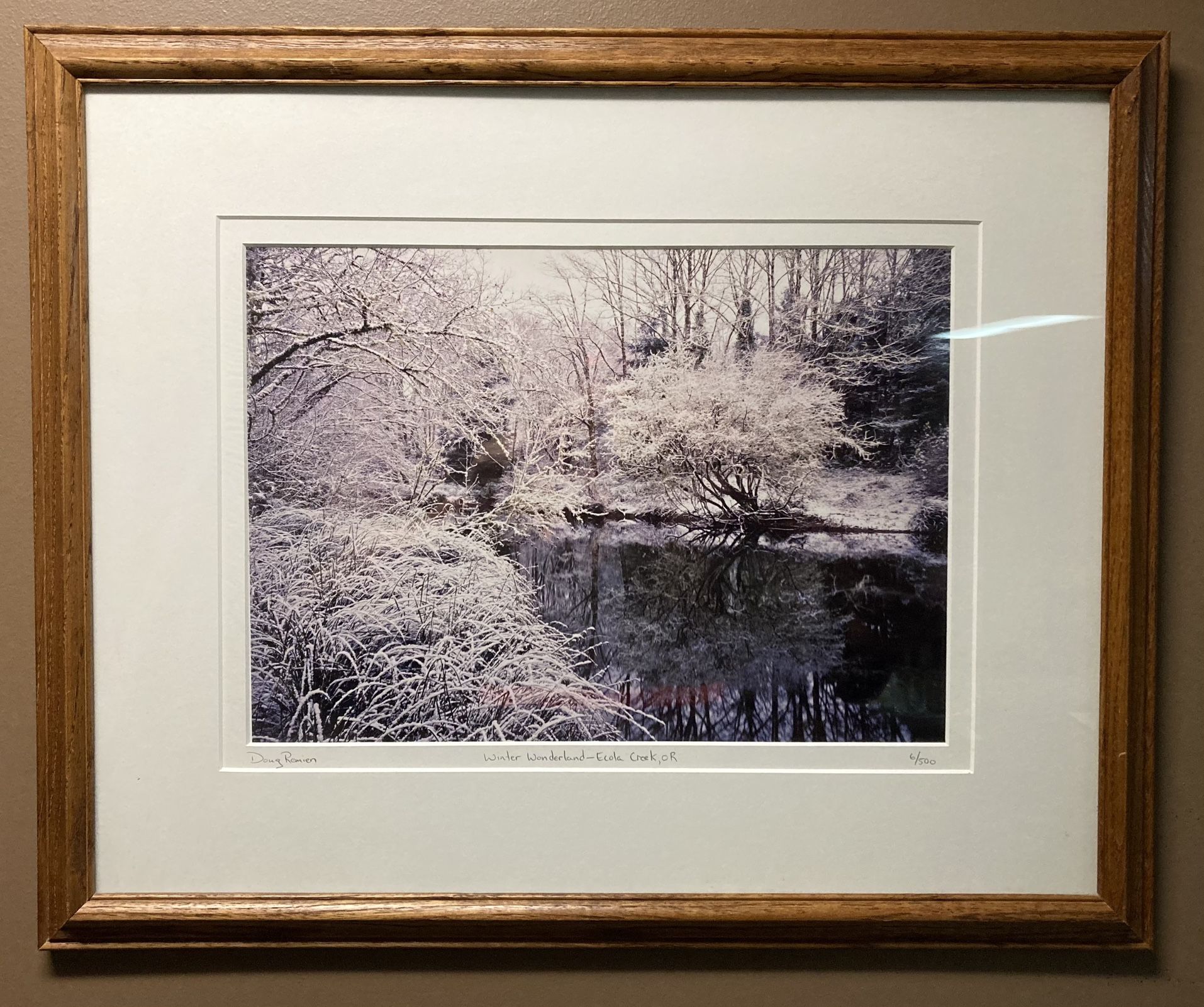 Doug Remien Photography "Winter Wonderland" Ecola Creek, OR #6 of 500 Signed COA