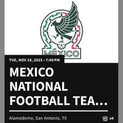 2 Tickets To Mexico Vs. Paraguay 