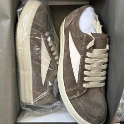Rick Owens | Vintage Suede low top - Brown