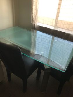 Glass table
