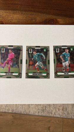 México FIFA prizm panini cards, Gonzalez, lira