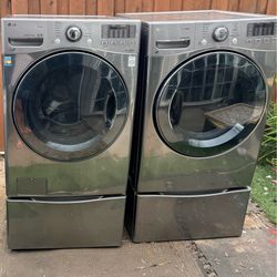 LG washer and gas dryer