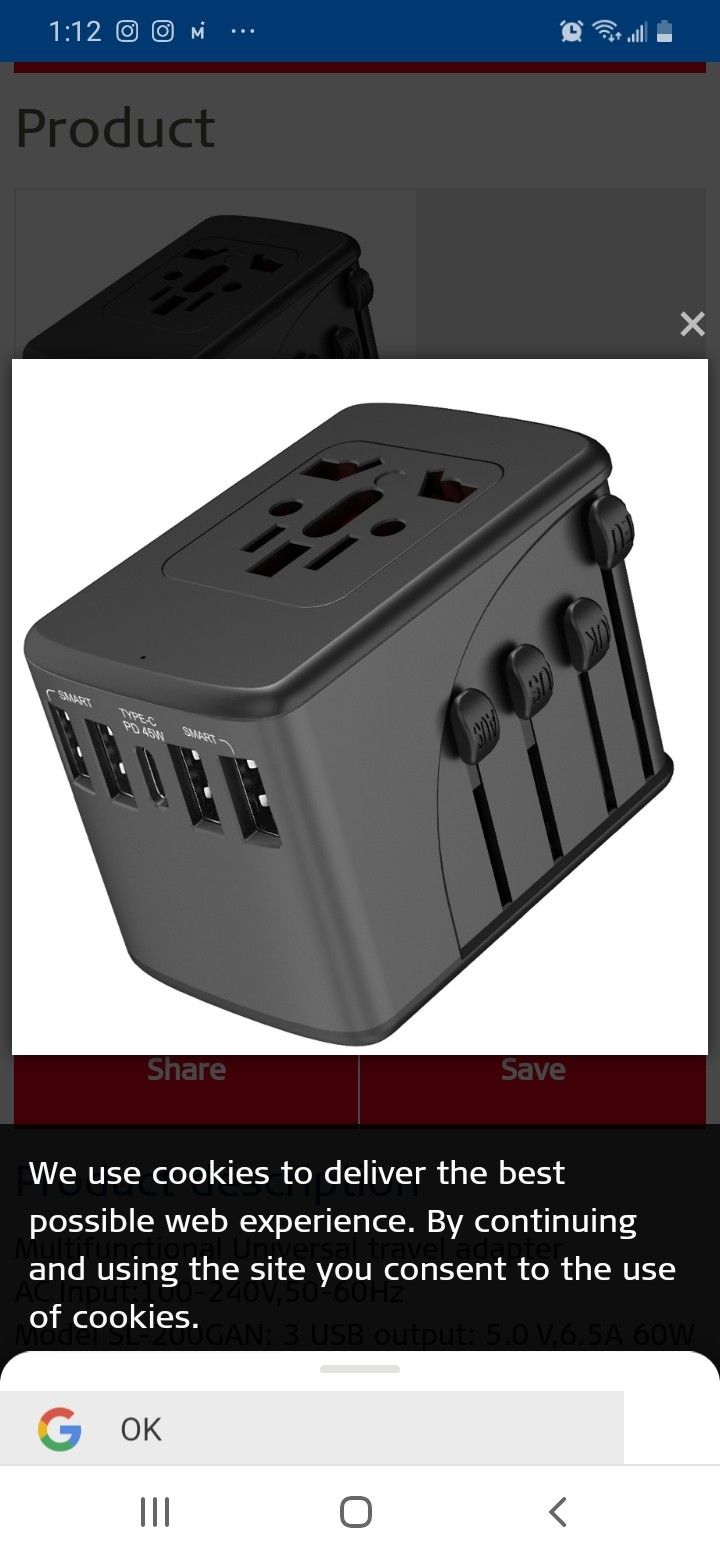 UNIVERSAL TRAVEL ADAPTER