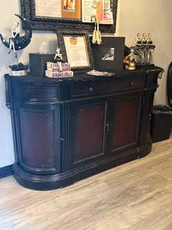 Black armoire