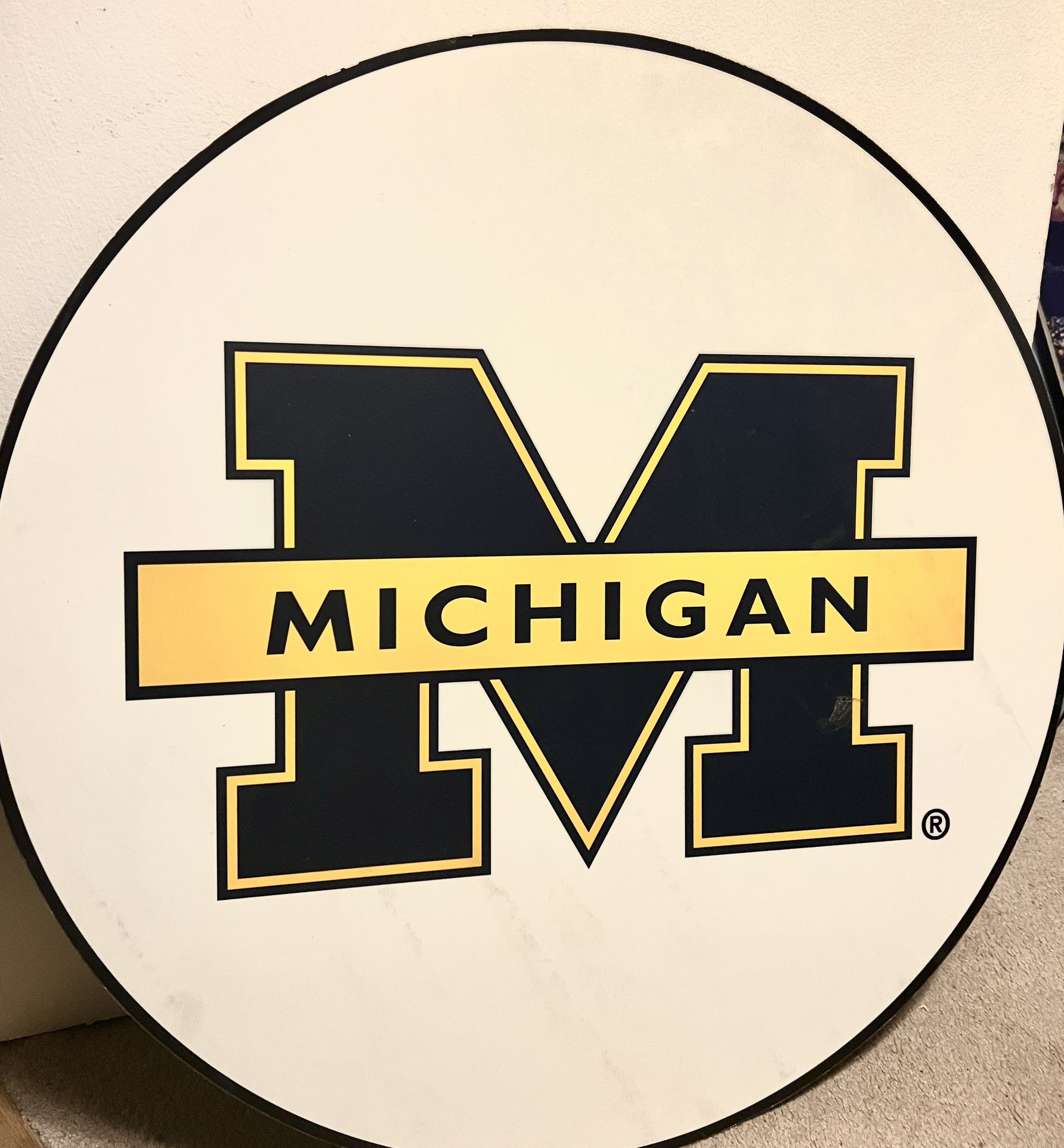 Michigan Sign Good Condition. Great For Man Cave.