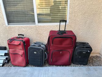 4-Piece Luggage Set – Mixed Sizes – $20 for All