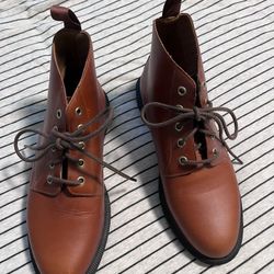Dr martens emmeline brown hot sale