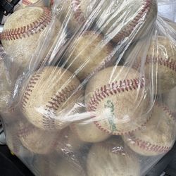 Bucket Of Baseball Balls