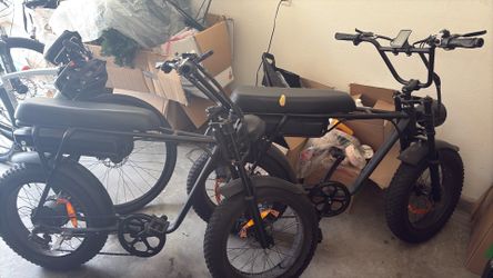 2 Electric Bikes