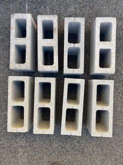 Cored Cinder Blocks (8)
