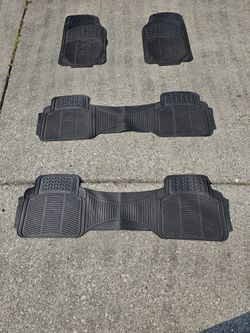 Car Rubber Floor Mats 4 Pieces 