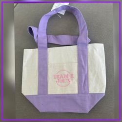 Trader joes mini  canvas tote