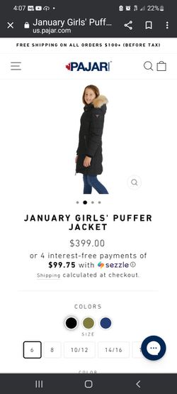 Girls Coat LV Puffer Coat Size 4/5 for Sale in New York, NY - OfferUp