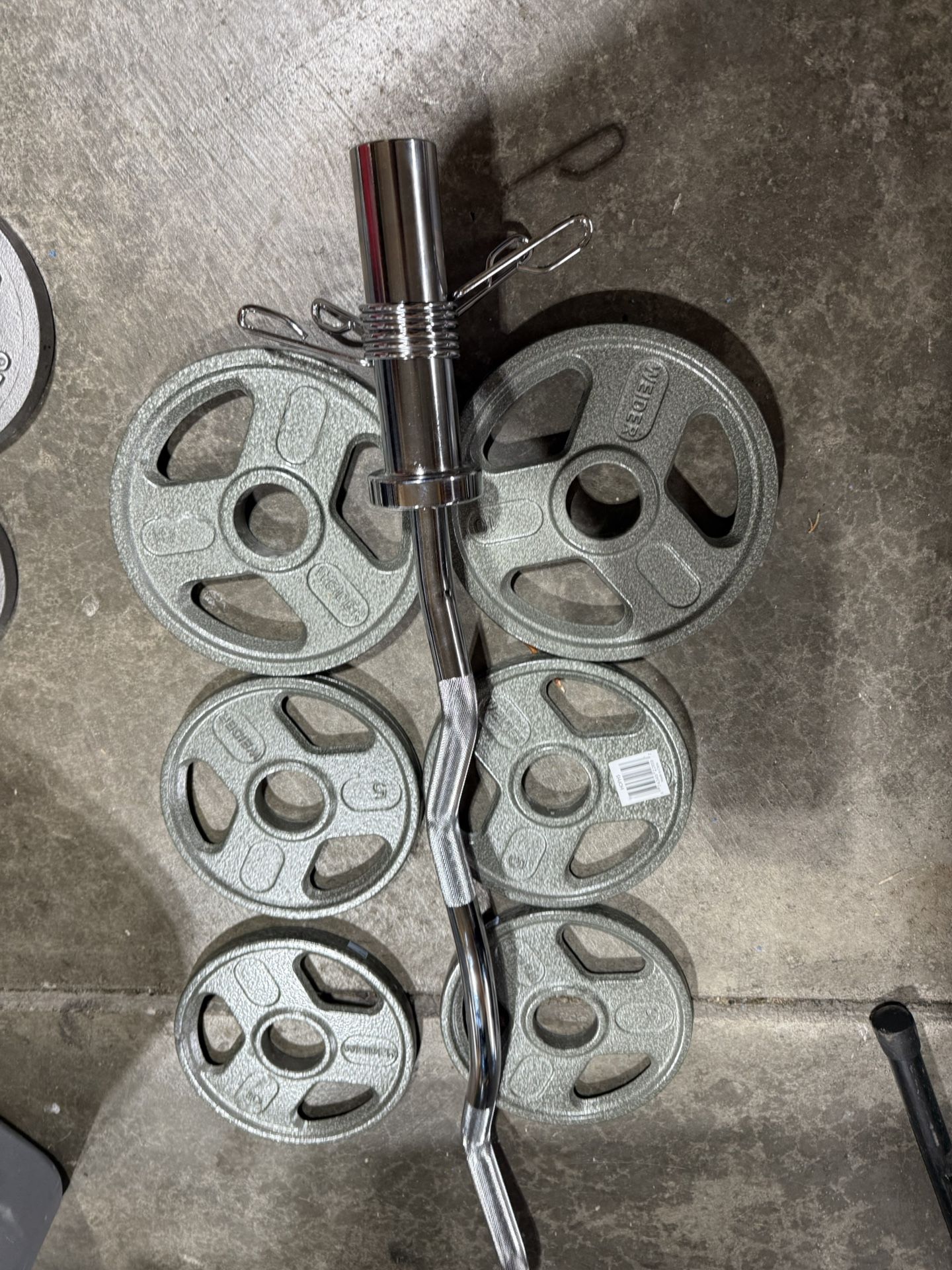 Olympic Curl Bar Weights