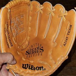 WILSON LIMITED TEAM SERIES EDITION GENUINE LEATHER 12" BASEBALL GLOVE(fits left ✋️ hand)