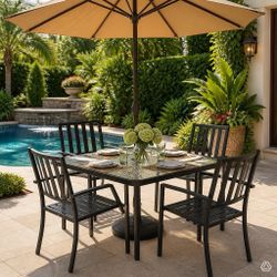 Luxurious Outdoor Dining Set for Sale! 🌞