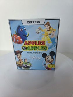Disney Apples to Apples Express Mattel Card Game Quick Play Family Night
