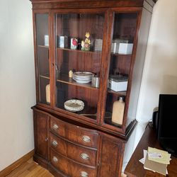 Antique Dining Hutch
