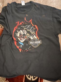 Taz Harley Davidson T shirt xl