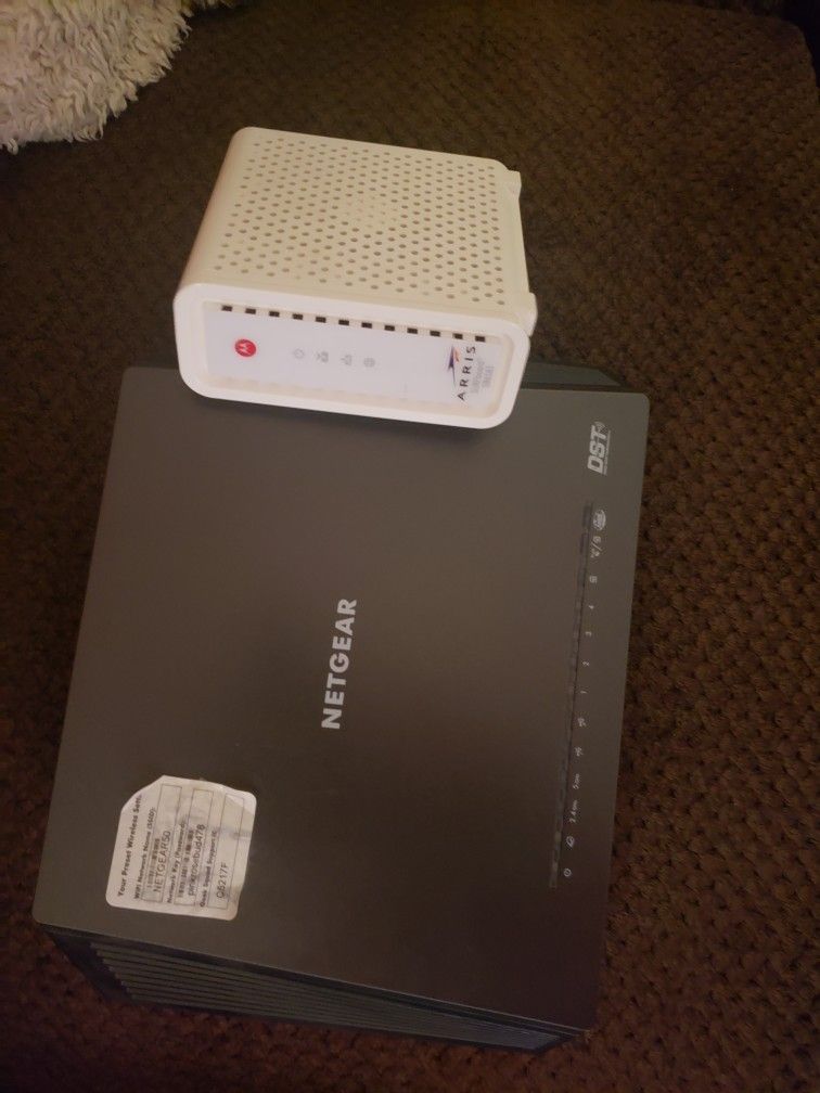 Netgear Nighthawk And ARRIS surfboard Sb6183