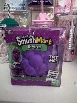 Crazy Fun Scented SmushMart Grapes Squishy Toy