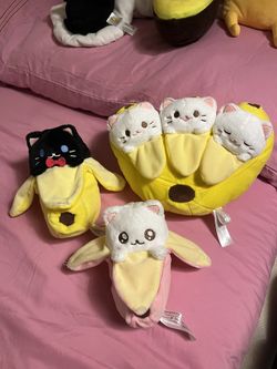 Bananya plush set - authentic 2017 edition