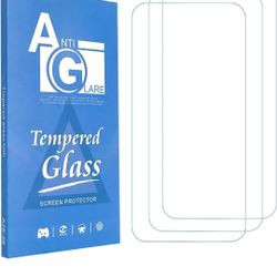 Cone Glass Screen Protector for iPhone 15 [6.1 inch], 3 Packs Case Friendly Tempered Glass Film, [9H hardness] - HD