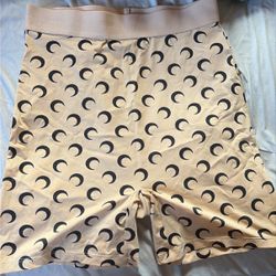 Marine Serre Tan Shorts