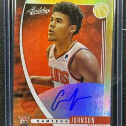 Real Nice Cameron Johnson Rookie Auto Card In MINT CONDITION 