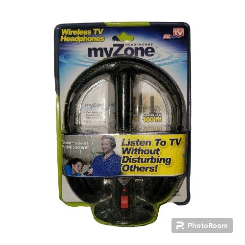 My Zone Wireless Headphones Stereo Surround 100 Feet NEW