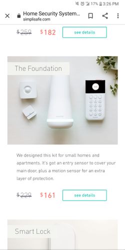 Foundation Simplisafe home security system