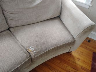 Two piece sectional sofa