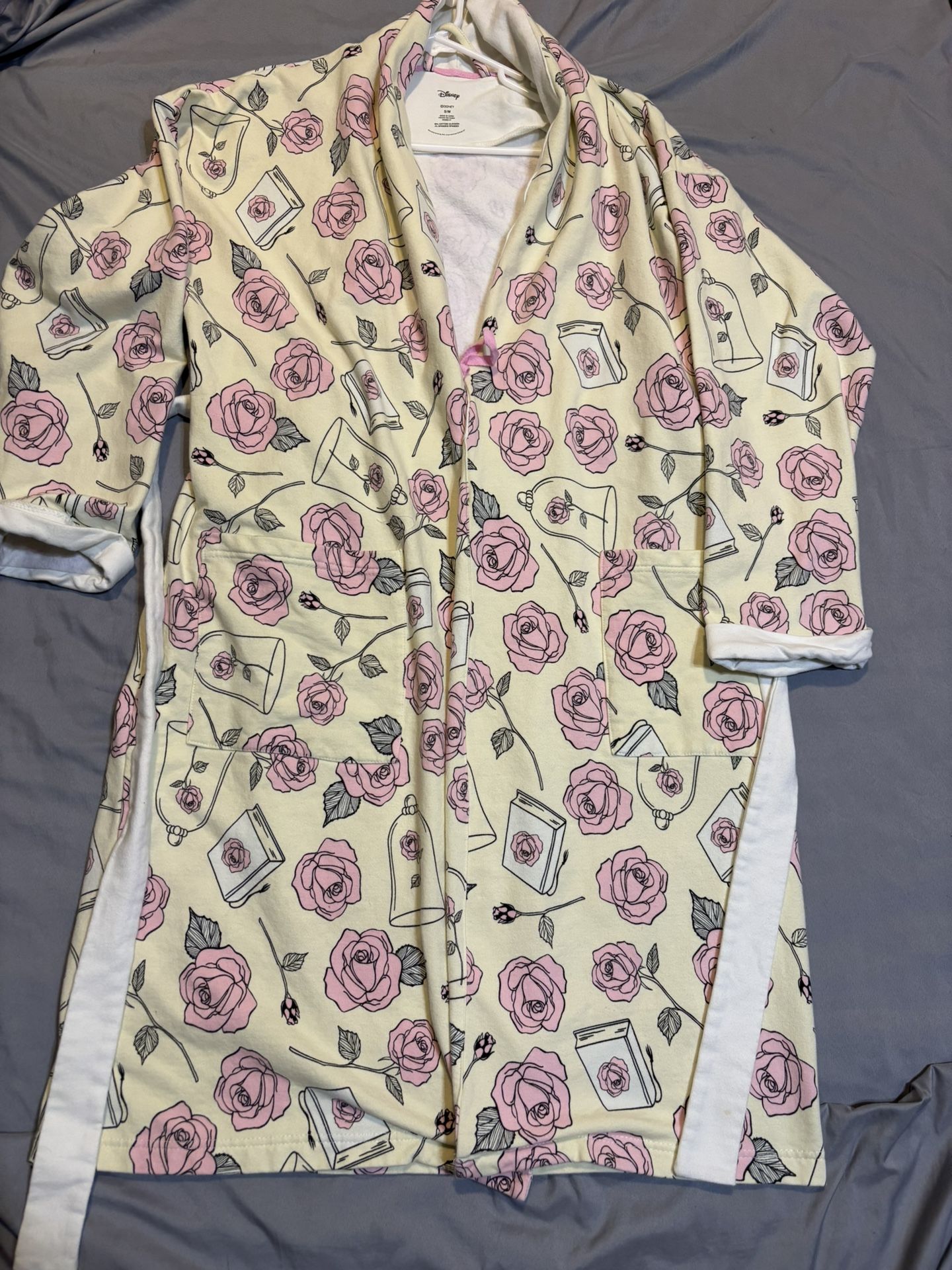 Disney Beauty and the Beast Floral Robe (Size S/M)