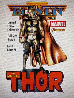 Bowen Designs Thor Faux Bronze Statue