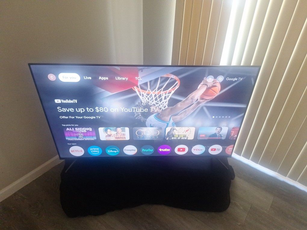 55 Inch TCL & 68 Inch ROKU