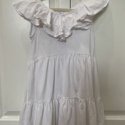 Zara Girls White Dress 