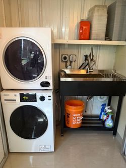 Washer and dryer