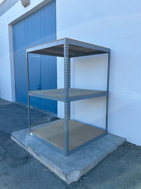 Industrial Racks 48 in W x 48 in D Used Heavy Duty Storage Shelving Stronger Than Homedepot Lowes And Costco Delivery Available