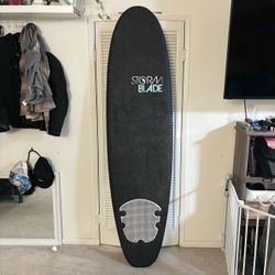 7’ Storm Blade Beginner / Intermediate Foam Surfboard w/ fins and leash