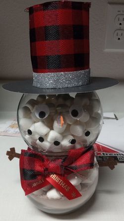 Cute Snowman And Santa Claus Decorations