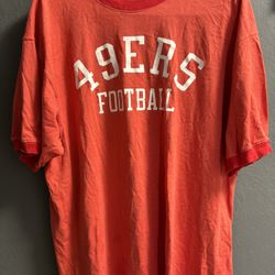 Reebok NFL Y2K San Francisco 49ers Jersey T-Shirt Size XL 